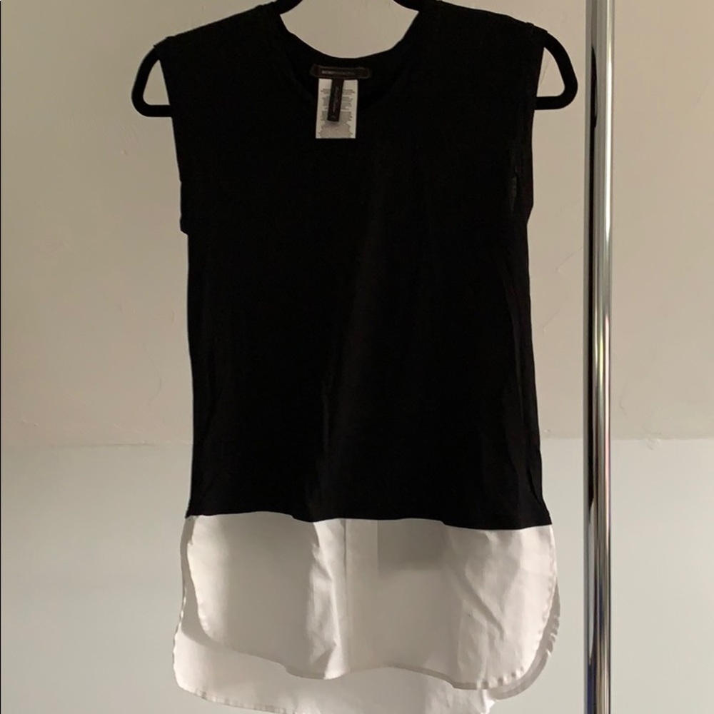 BCBG - Black/White Top